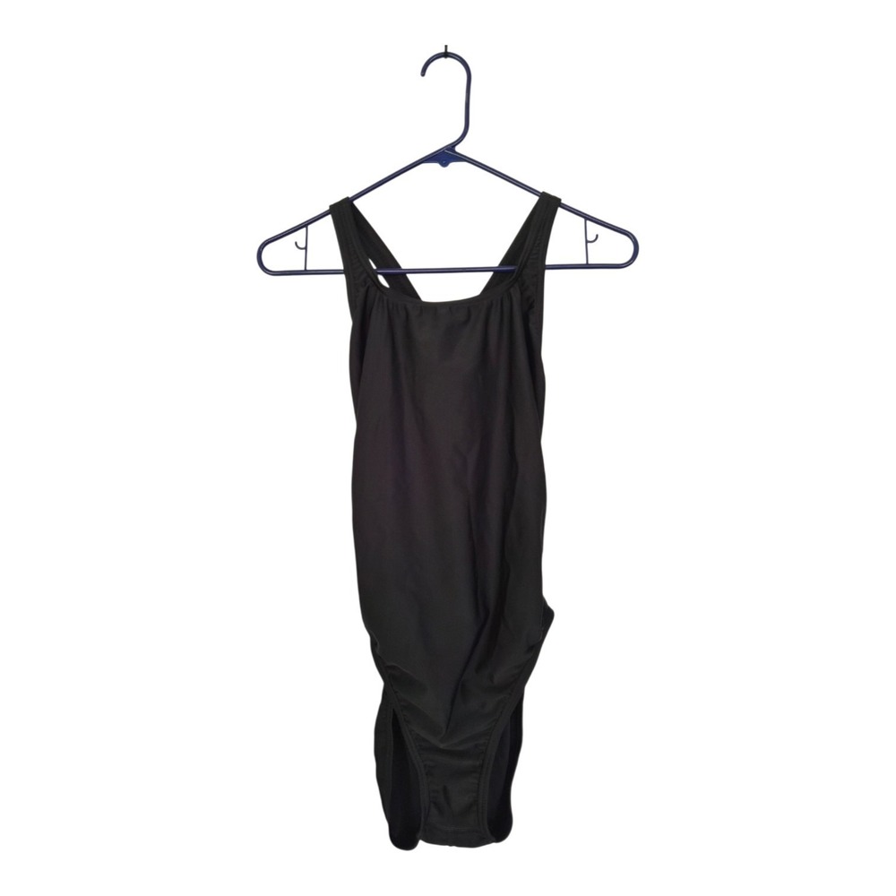Speedo Pro LT Women's One Piece Swimsuit Size 12/38 Black Competition NWT